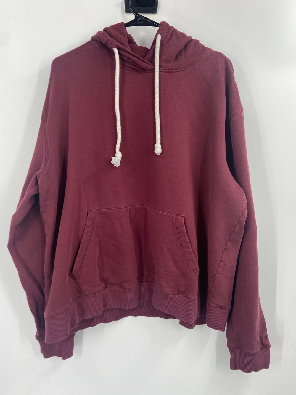 Pact‎ Women's Maroon Hooded Pullover Sweatshirt XL